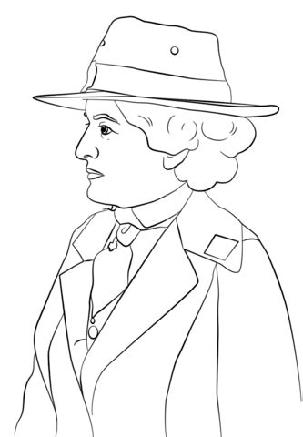 Juliette Low Coloring Page Free Printable Coloring Pages