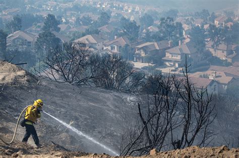 Silverado Fire Evacuation Warnings Issued For Mission Viejo Trabuco