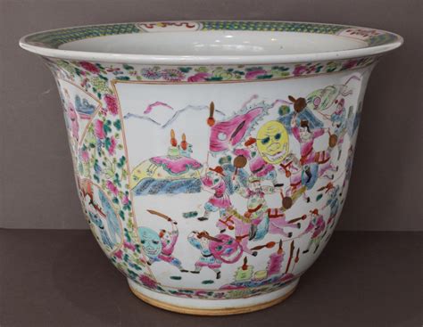 Proantic Grand Cache Pot En Porcelaine De Chine