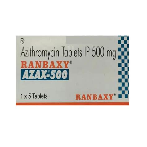 AZAX Azithromycin 500 Mg Tablets Ip Prescription Treatment