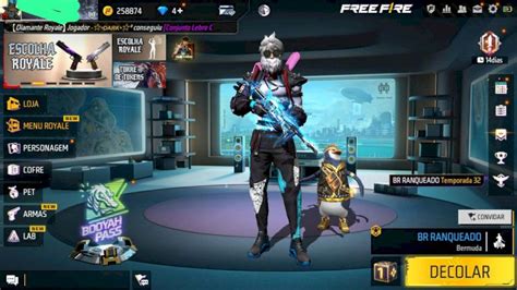 Desapego Games Free Fire FF Conta Ff Angelical Azul Gemada