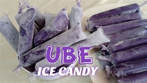 Ice Candy Ube Sweets Flavors Yummy Quick No Churn Ice Cream