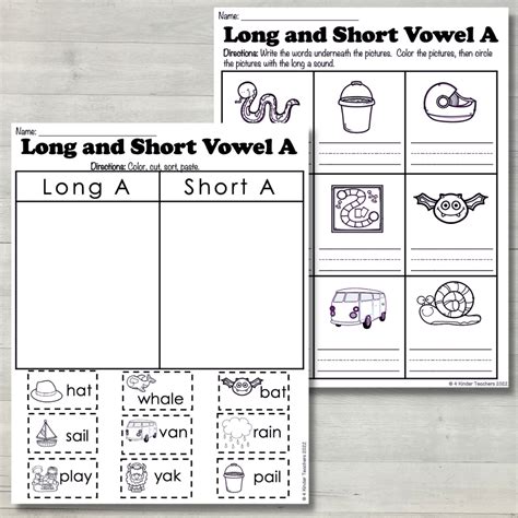 How To Teach Long A Sound For Kindergarten 4 Kinder Teachers