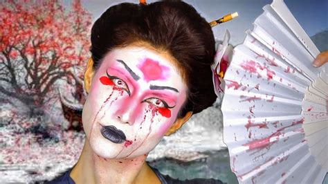 Scary Geisha Makeup | Saubhaya Makeup