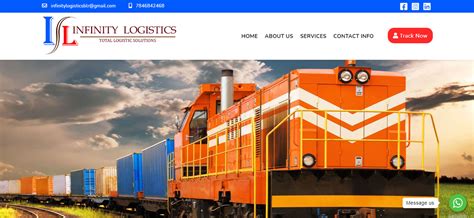 Infinity Logistics Website Designers In Madurai