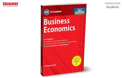 Buy Taxmann S Business Economics Paper Economics Student