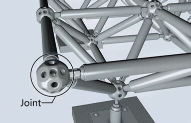 How To Install The Rubber Bearing Of The Space Frame Steel Structure