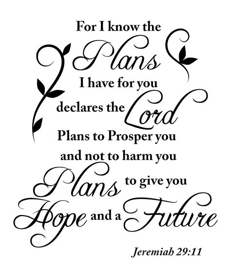 Scripture Jeremiah 29 11 14 Clip Art