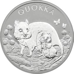 Pre Owned Australian Quokka Oz Silver Coin Vat Free Out Of