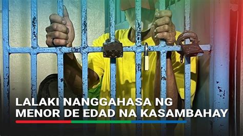 Lalaking Nanghalay Ng Kasambay Na Menor De Edad Arestado Biktima