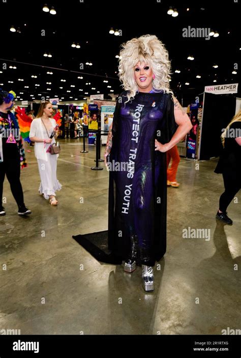 Los Angeles, USA. 23rd May, 2023. Drag Queen Attendees during the 2023 RuPaul DragCon, held at ...