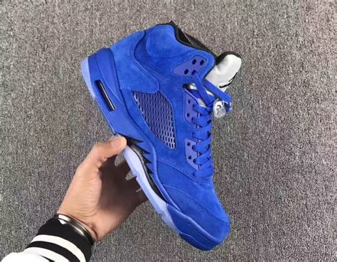 Air Jordan 5 Blue Suede Release Date - Sneaker Bar Detroit