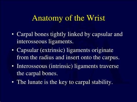 PPT Carpal Fractures And Dislocations PowerPoint Presentation Free