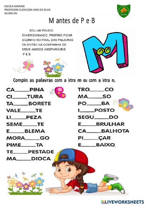 Atividades M Antes De P E B 2 Ano