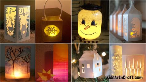 DIY Winter Lantern Crafts to Decorate Your Home - Kids Art & Craft