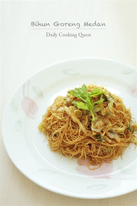 Bihun Goreng Medan Medan Style Stir Fried Vermicelli Daily Cooking