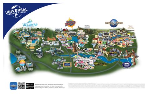 Universal Orlando Maps including theme parks and resort maps