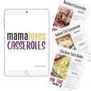 Casserole Recipes E Book Mama Loves Food Dinner Hero