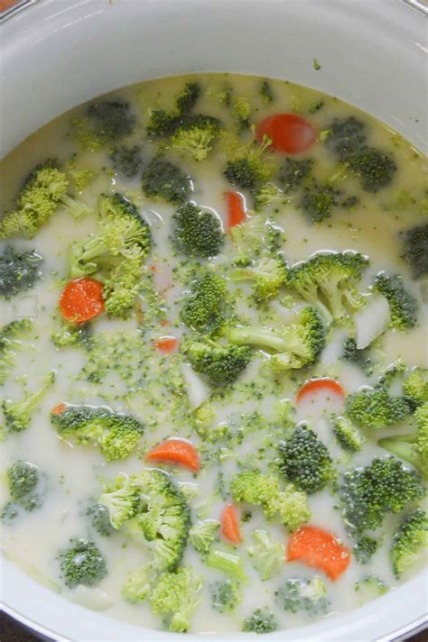 Broccoli & Carrot Cheddar Soup - One Wholesome Life