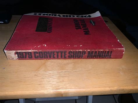 Original Shop Manual 1979 Corvette CorvetteForum Chevrolet Corvette