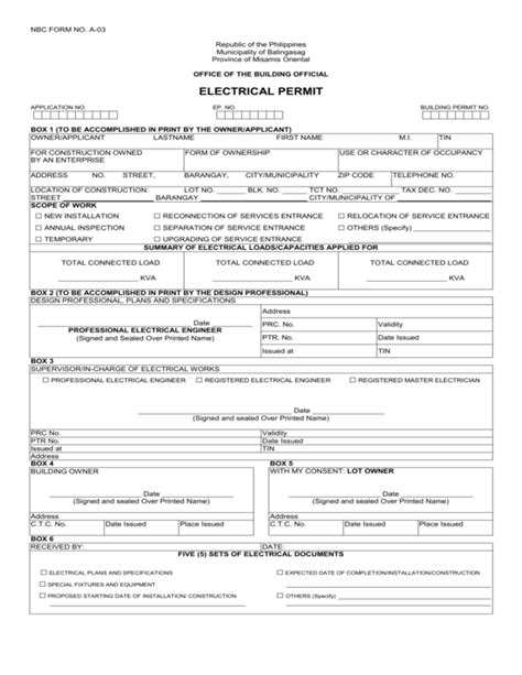 Electrical Work Permit Pdf Fill And Sign Printable Template Online Gambaran