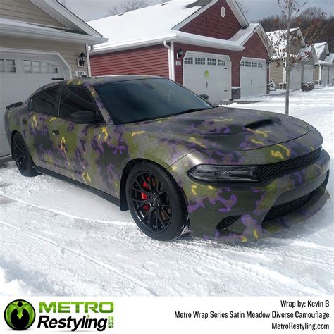 Metro Diverse Meadow Camouflage Camouflage Camo Car Car Wrap