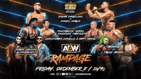 Aew Rampage De Diciembre Del Cobertura Y Resultados