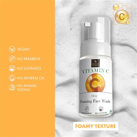 Good Vibes Vitamin C Glow Foaming Face Wash 150 Faasha