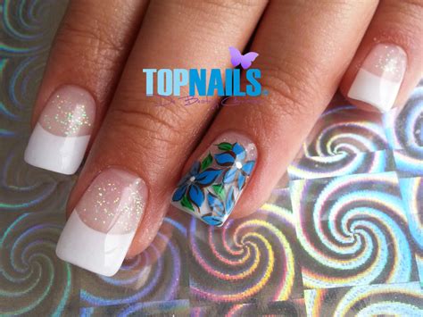 topnails cl Uñas Acrílicas Francesas y decorado Floral