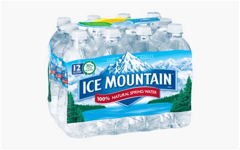 Ice Mountain Water Package, HD Png Download - kindpng