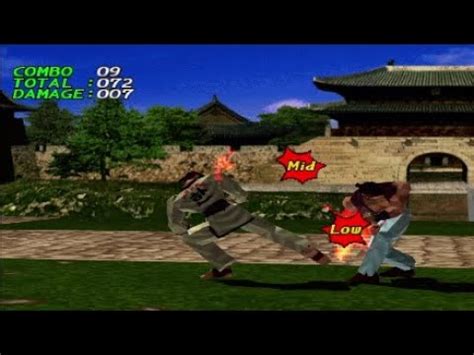 Tekken 2 Baek Doo San Combo Parte 1 YouTube