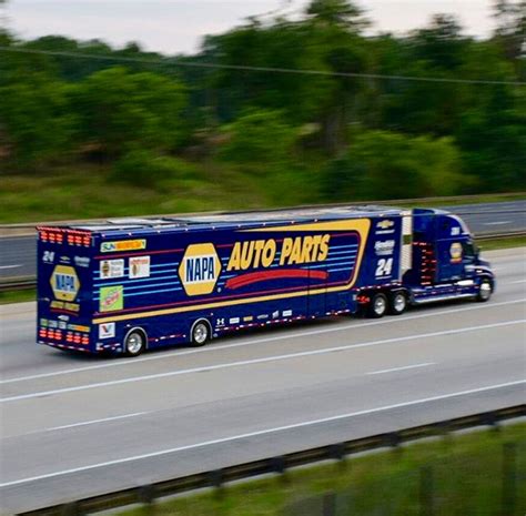 NAPA, NASCAR, Transporter, Hauler | Nascar trucks, Nascar cars, Nascar