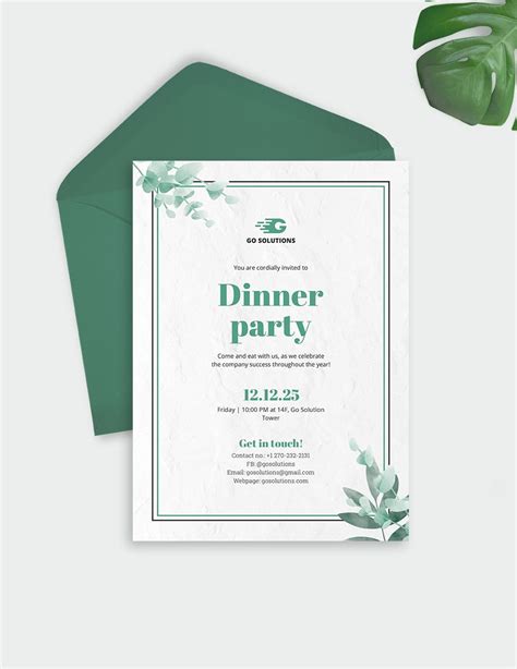 We Cordially Invite You To A Dinner Party Infoupdate Org