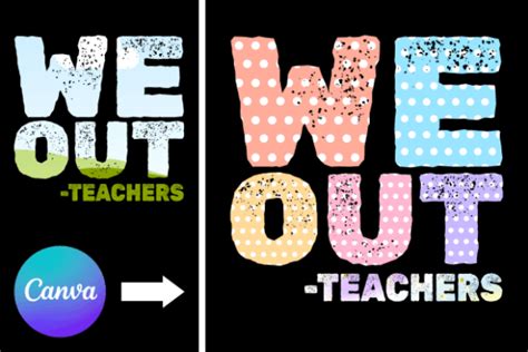 We Out Teachers Canva Frame Grafica Di Digidz Creative Fabrica