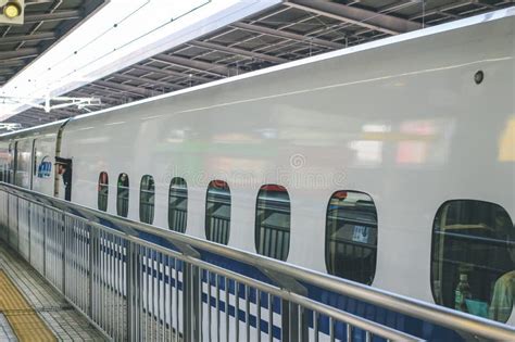 A Shinkansen Bullet Train Line at Station Nagoya 2 Nov 2013 Editorial ...