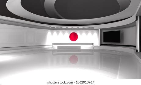 Tv Studio Japan Japanese Flag Studio Stock Illustration 1862910967 ...