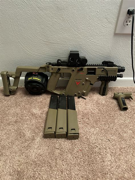 Price Drop RARE KWA Kriss Vector GBB HopUp Airsoft