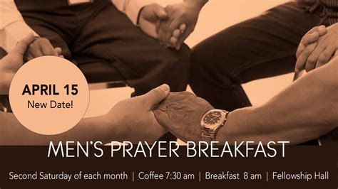 Mens Prayer Breakfast Slide April 2023 Calvary Baptist Church Holiday