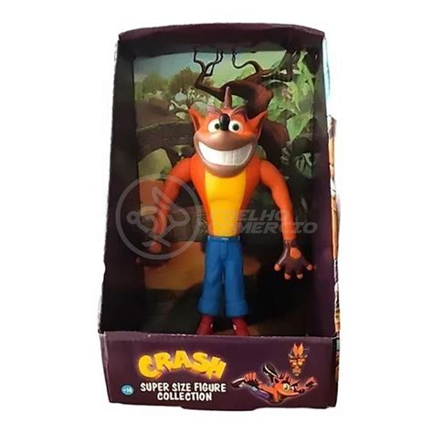 Boneco Action Figure Crash Bandicoot Articulado Cm Submarino