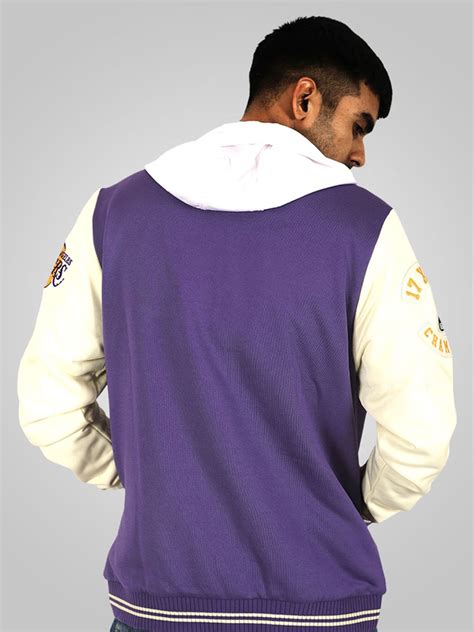 Buy Los Angeles Lakers Letterman Jacket Purple From Fancode Shop