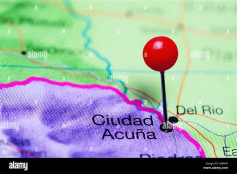 Acuna Mexico Map