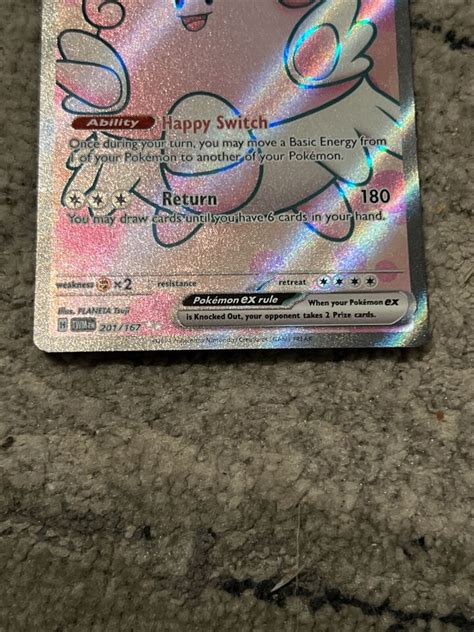 Pokemon TCG Blissey EX 201 167 Ultra Rare Twilight Masquerade NM Card