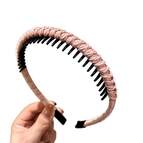 Diadema De Estilo Coreano Con Toothers Antideslizantes Para Mujeres