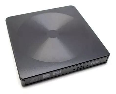 Gravador De Dvd Cd Externo Usb 3 0 E Tipo C Slim Portatil