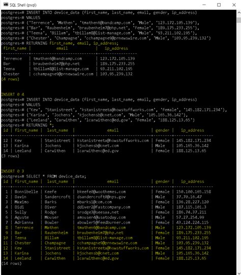 Postgresql Insert Multiple Rows Complete Tutorial Databasefaqs