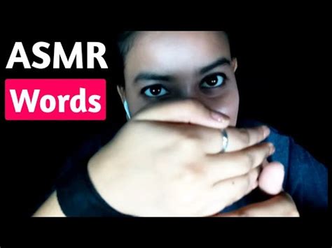 Asmr Tingly Trigger Words With Tapping