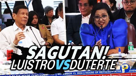 Ginisa Ni Jinky Luistro Si Dating Pangulong Duterte Sa Quadcom Hearing