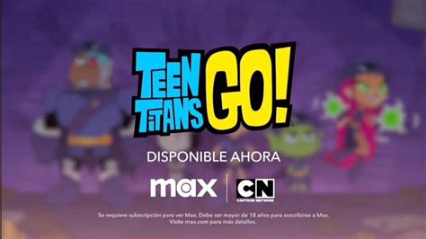 Max Cartoon Network Latino Era Pastel Promo Los Jóvenes Titanes