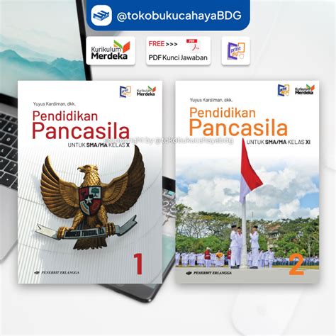 jual buku ppkn pendidikan pancasila erlangga kelas    xi sma