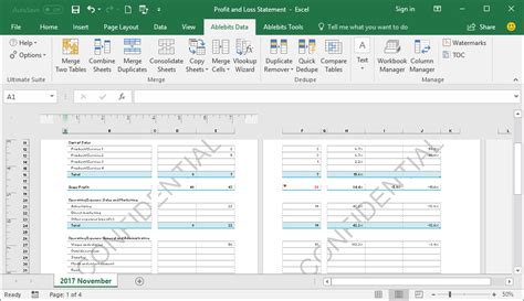 Insert watermark in Excel - quick and simple